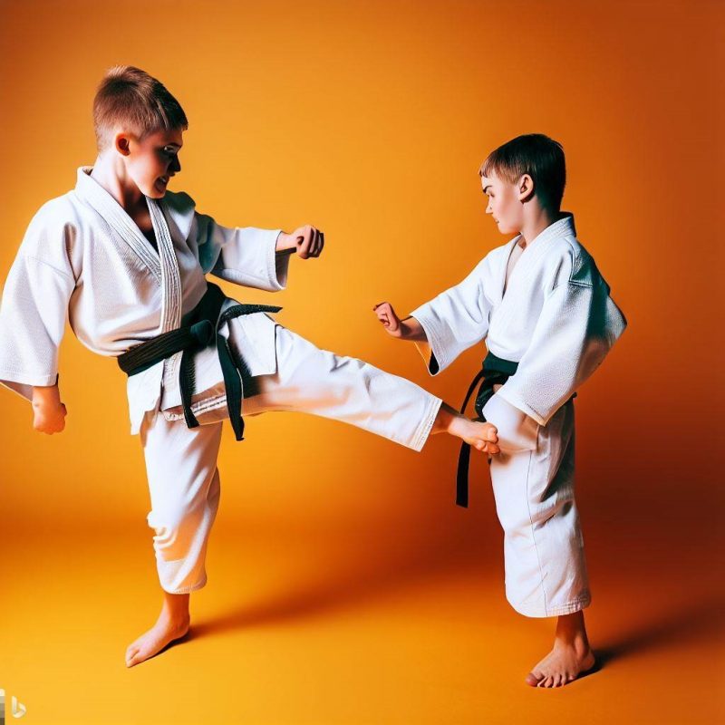 Czy w judo można kopać?