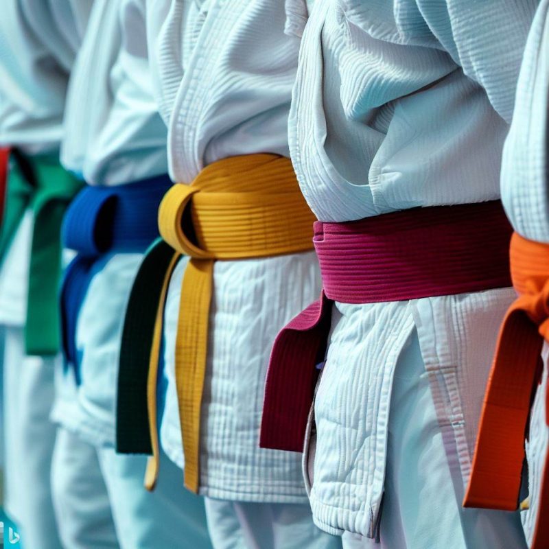 Kolory pasów w judo